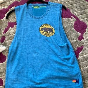 XS Aviator Nation cut off sleeves t shirt